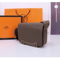 【HERMES】エルメス スーパーコピー ゲタ ショルダーバッグ エトゥープ（H083052CKAE）