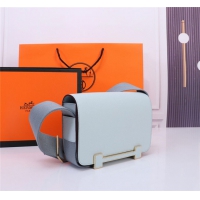 【HERMES】エルメス スーパーコピー ゲタ ショルダーバッグ ブルーペール（H083052CK）