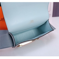【HERMES】エルメス スーパーコピー ゲタ ショルダーバッグ ブルーペール（H083052CK）