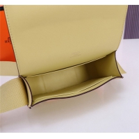 【HERMES】エルメス スーパーコピー ゲタ ショルダーバッグ クリームイエロー（H083052CKBE）