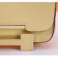 【HERMES】エルメス スーパーコピー ゲタ ショルダーバッグ クリームイエロー（H083052CKBE）