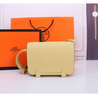 【HERMES】エルメス スーパーコピー ゲタ ショルダーバッグ クリームイエロー（H083052CKBE）