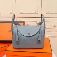 【HERMES】エルメス スーパーコピー リンディ 26 ハンドバッグ ブルーグラシエ（H073428CK）