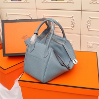【HERMES】エルメス スーパーコピー リンディ 26 ハンドバッグ ブルーグラシエ（H073428CK）