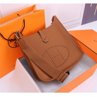 【HERMES】エルメス スーパーコピー エヴリンIII ハンドバッグ ブラウン（H056277CK37）