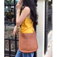 【HERMES】エルメス スーパーコピー エヴリンIII ハンドバッグ ブラウン（H056277CK37）