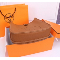 【HERMES】エルメス スーパーコピー エヴリンIII ハンドバッグ ブラウン（H056277CK37）