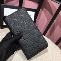 【GUCCI】グッチ AVELアヴェル GGレザー ラウンドジップ 長財布（307987 CWC1R 1000）