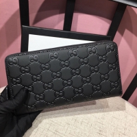 【GUCCI】グッチ AVELアヴェル GGレザー ラウンドジップ 長財布（307987 CWC1R 1000）
