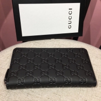 【GUCCI】グッチ AVELアヴェル GGレザー ラウンドジップ 長財布（307987 CWC1R 1000）