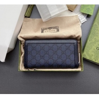 【GUCCI】グッチ オフィディア GG ジップアラウンドウォレット ブルー（706844 UULBN 4055）