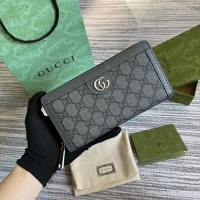 【GUCCI】グッチ 〔オフィディア〕ジップアラウンドウォレット グレー（706844 UULBN 1244）
