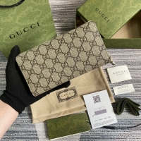 【GUCCI】グッチ 〔GGマーモント〕ジップ アラウンド ウォレット ダスティピンク×ベージュ（456117 17WAG 5788）
