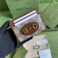 【GUCCI】グッチ〔グッチ ホースビット 1955〕カードケース ブラウン（658549 92TCG 8563）