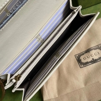 【GUCCI】グッチ ダイアナ パイソン チェーンウォレットホワイト（658243 17Q0T 9022）