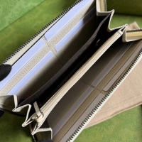 【GUCCI】グッチ GGマーモント ベージュ ジップアラウンドウォレット （456117 17WEN 9022）