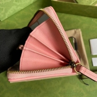 【GUCCI】グッチ〔ダイアナ〕ピンク ジップアラウンド ウォレット（658634）