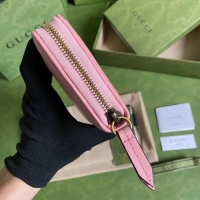 【GUCCI】グッチ〔ダイアナ〕ピンク ジップアラウンド ウォレット（658634）
