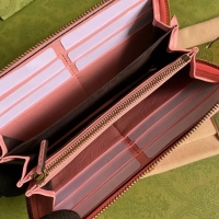 【GUCCI】グッチ〔ダイアナ〕ピンク ジップアラウンド ウォレット（658634）