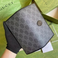 【GUCCI】グッチ インターロッキングG ブラック ジップアラウンドウォレット（672947 92TCN 1000）