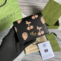【GUCCI】グッチ〔GGマーモント〕ベリー カードケース ウォレット ブラック（456126 1T5ZG 1170）