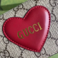 【GUCCI】グッチ ハート モチーフ付き カードケース ウォレット （648848 20QAS 8570）
