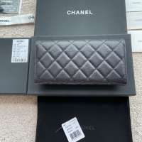 【CHANEL】シャネル スーパーコピー ロング フラップ ウォレット ブラック AP2740