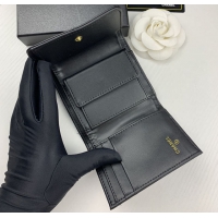 【CHANEL】シャネル CCロゴ 三つ折り財布 ブラック（AP0956）