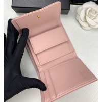 【CHANEL】シャネル CCロゴ 三つ折り財布 ピンク（AP0956）
