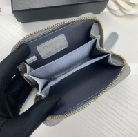 【CHANEL】シャネル ジップ小銭入れ グレー（AP0949）