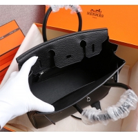 【HERMES】エルメス バッグコレクション《バーキン》35 ハンドバッグ ブラック/シルバー金具（HERMES 003）