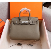 【HERMES】エルメス バッグコレクション《バーキン》35 ハンドバッグ ダークグレー/シルバー金具（HERMES 007）