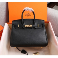 【HERMES】エルメス バッグコレクション《バーキン》35 ハンドバッグ ブラック/ゴールド金具（HERMES 004）