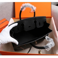 【HERMES】エルメス バッグコレクション《バーキン》35 ハンドバッグ ブラック/ゴールド金具（HERMES 004）