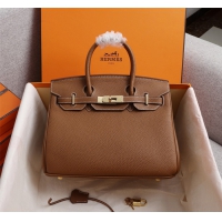 【HERMES】エルメス バッグコレクション《バーキン》35 ハンドバッグ ブラウン/ゴールド金具（HERMES 009）