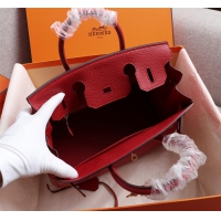 【HERMES】エルメス バッグコレクション《バーキン》35 ハンドバッグ レッド/ゴールド金具（HERMES 006）