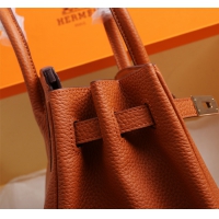 【HERMES】エルメス バッグコレクション《バーキン》35 ハンドバッグ オレンジ/ゴールド金具（HERMES 002）
