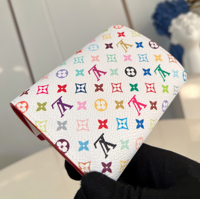 【Louis Vuitton】ルイヴィトン スーパーコピー LV × TM ポルトフォイユ･ヴィクトリーヌ ホワイト（M14163）