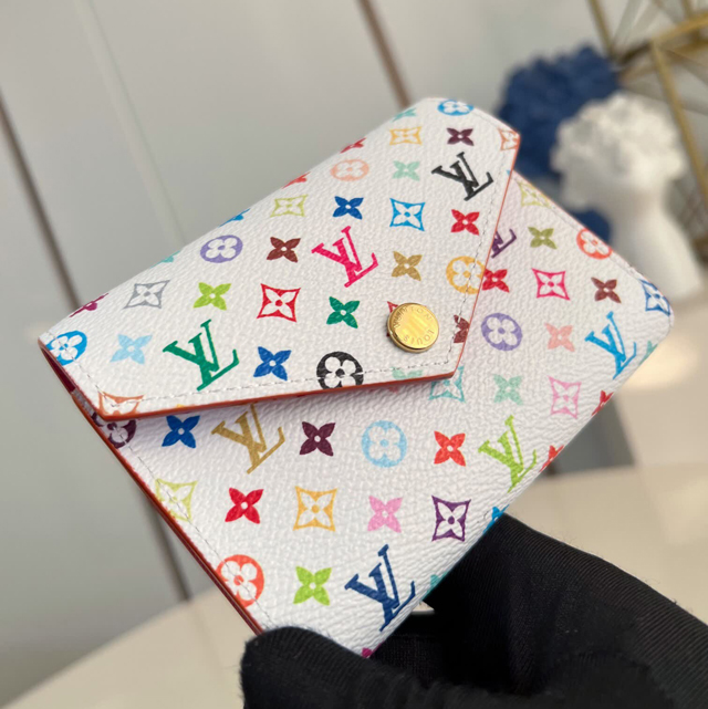 【Louis Vuitton】ルイヴィトン スーパーコピー LV × TM ポルトフォイユ･ヴィクトリーヌ ホワイト（M14163）