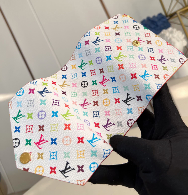 【Louis Vuitton】ルイヴィトン スーパーコピー LV × TM ポルトフォイユ･ヴィクトリーヌ ホワイト（M14163）