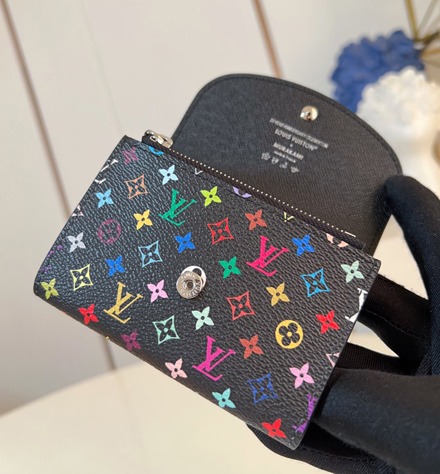 【Louis Vuitton】ルイヴィトン スーパーコピー LV × TM ポルトモネ･ロザリ ブラック（M13399）