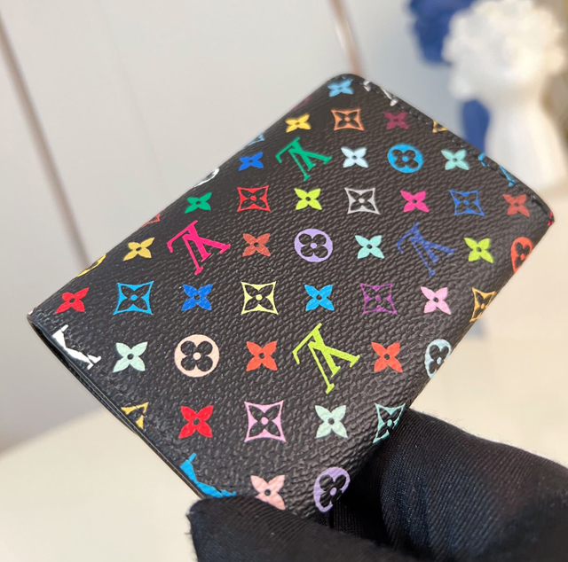 【Louis Vuitton】ルイヴィトン スーパーコピー LV × TM ポルトモネ･ロザリ ブラック（M13399）