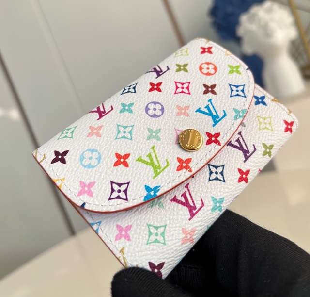 【Louis Vuitton】ルイヴィトン スーパーコピー LV × TM ポルトモネ･ロザリ ホワイト（M13399）