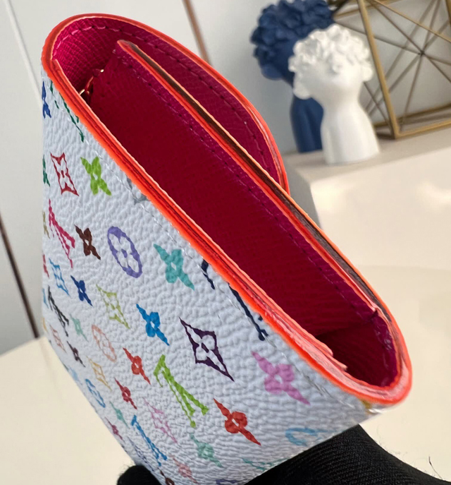 【Louis Vuitton】ルイヴィトン スーパーコピー LV × TM ポルトモネ･ロザリ ホワイト（M13399）