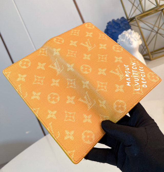 【Louis Vuitton】ルイヴィトン スーパーコピー ポルトフォイユ・ブラザ NM イエロー（M12656）