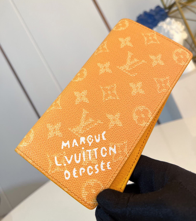 【Louis Vuitton】ルイヴィトン スーパーコピー ポルトフォイユ・ブラザ NM イエロー（M12656）