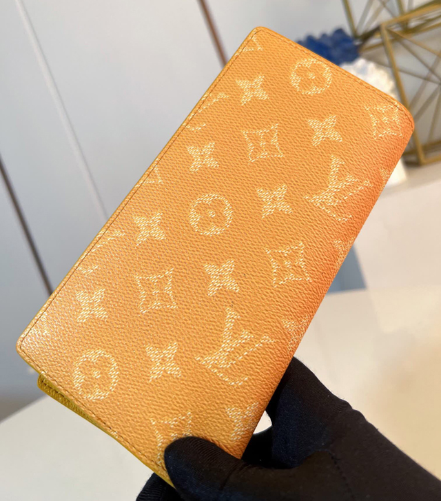 【Louis Vuitton】ルイヴィトン スーパーコピー ポルトフォイユ・ブラザ NM イエロー（M12656）