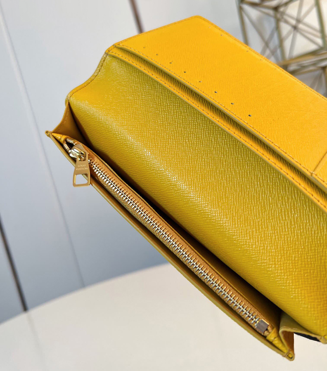 【Louis Vuitton】ルイヴィトン スーパーコピー ポルトフォイユ・ブラザ NM イエロー（M12656）
