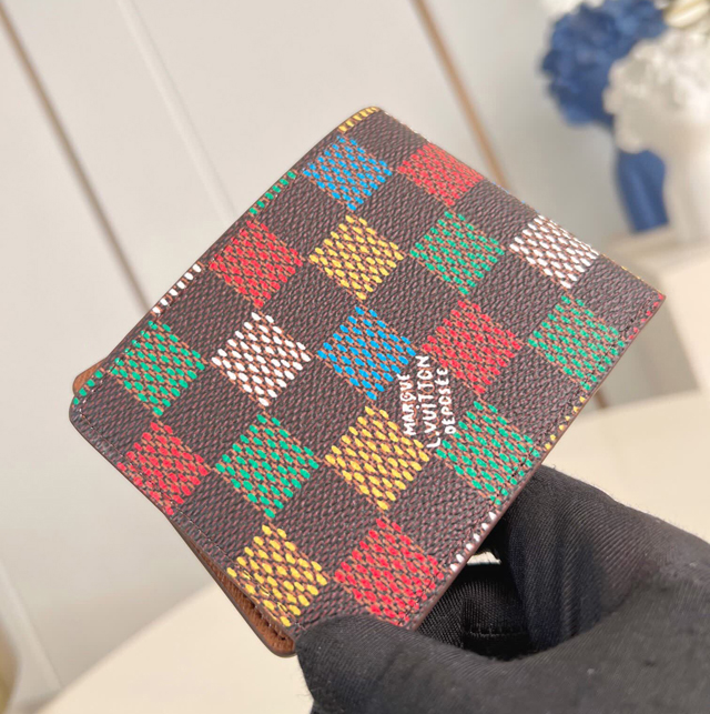 【Louis Vuitton】ルイヴィトン スーパーコピー ポルトフォイユ･スレンダー マルチカラー（N00185）