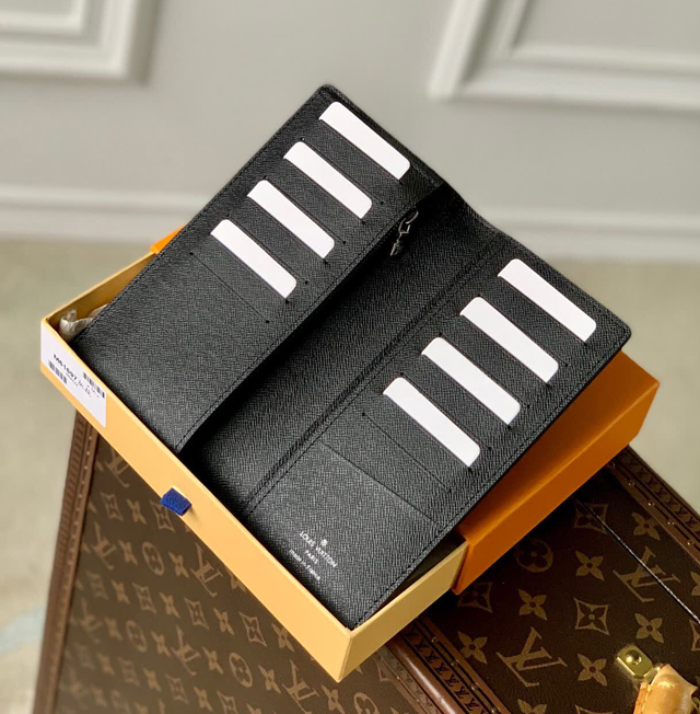【Louis Vuitton】ルイヴィトン スーパーコピー パーソナライズ可能 ポルトフォイユ･ブラザ ブラック（M61697）